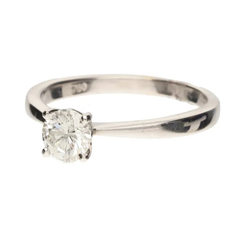 18ct White Gold Round Cut Diamond Solitaire 0.60ct268520