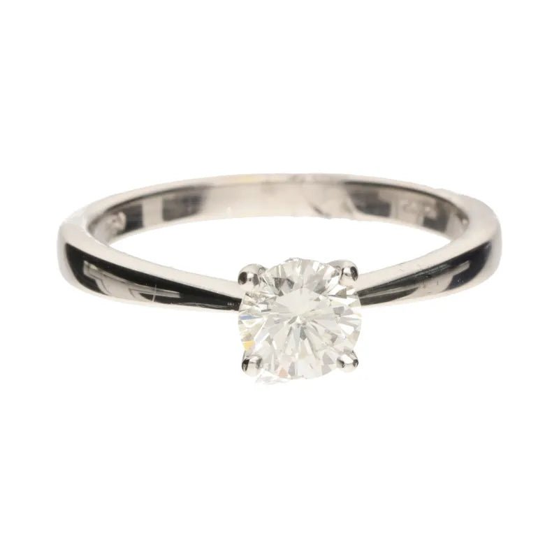 18ct White Gold Round Cut Diamond Solitaire 0.60ct268520