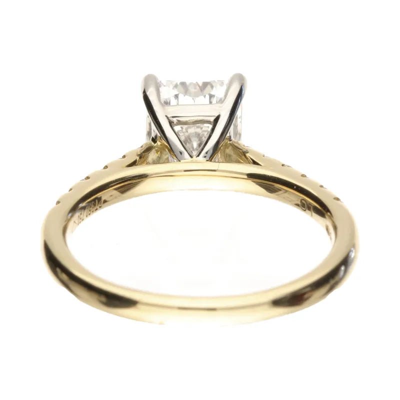18ct Yellow Gold & Platinum 2.0ct Radiant Cut Lab Grown Diamond Ring271664