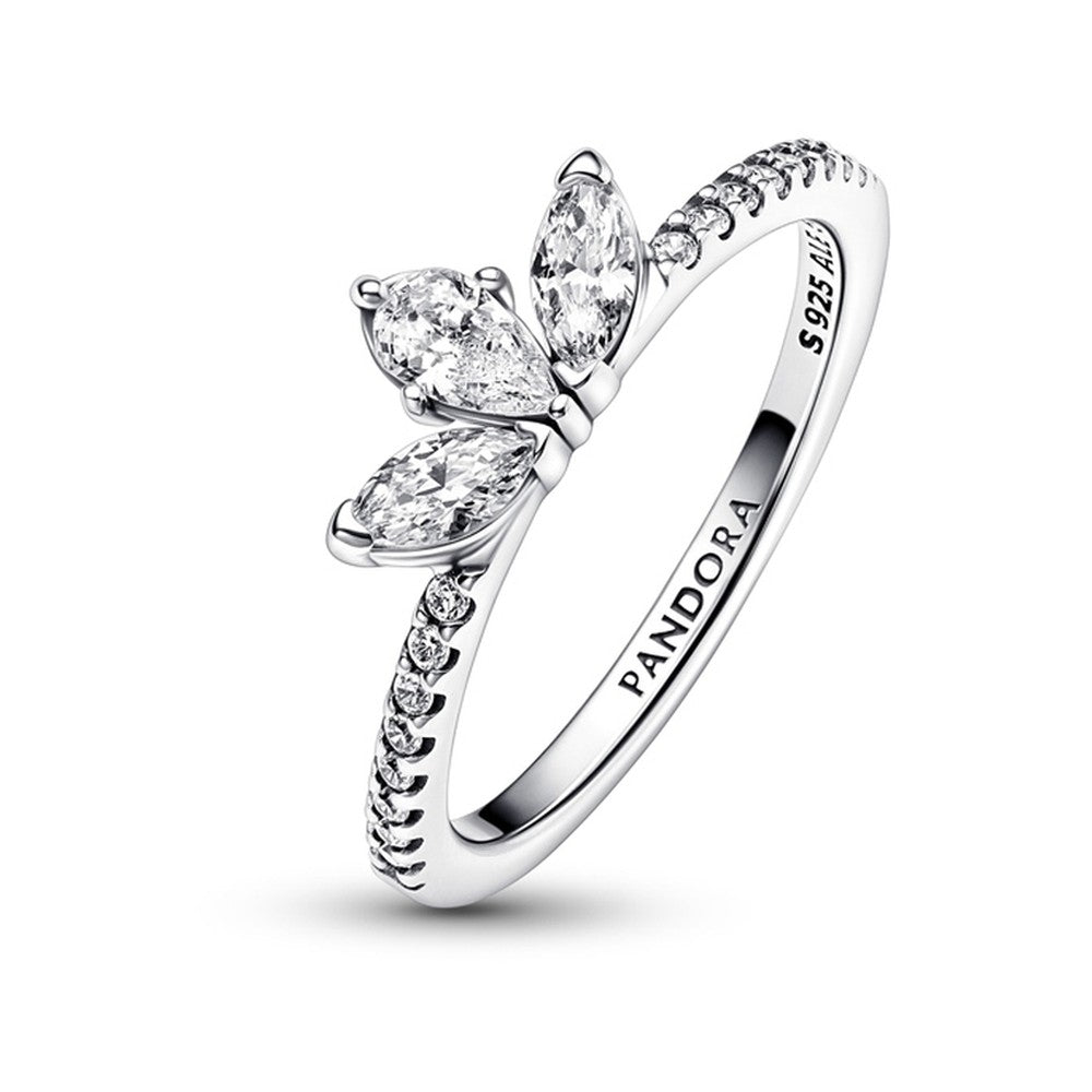 PANDORA Sparkling Herbarium Cluster Ring 192392C01