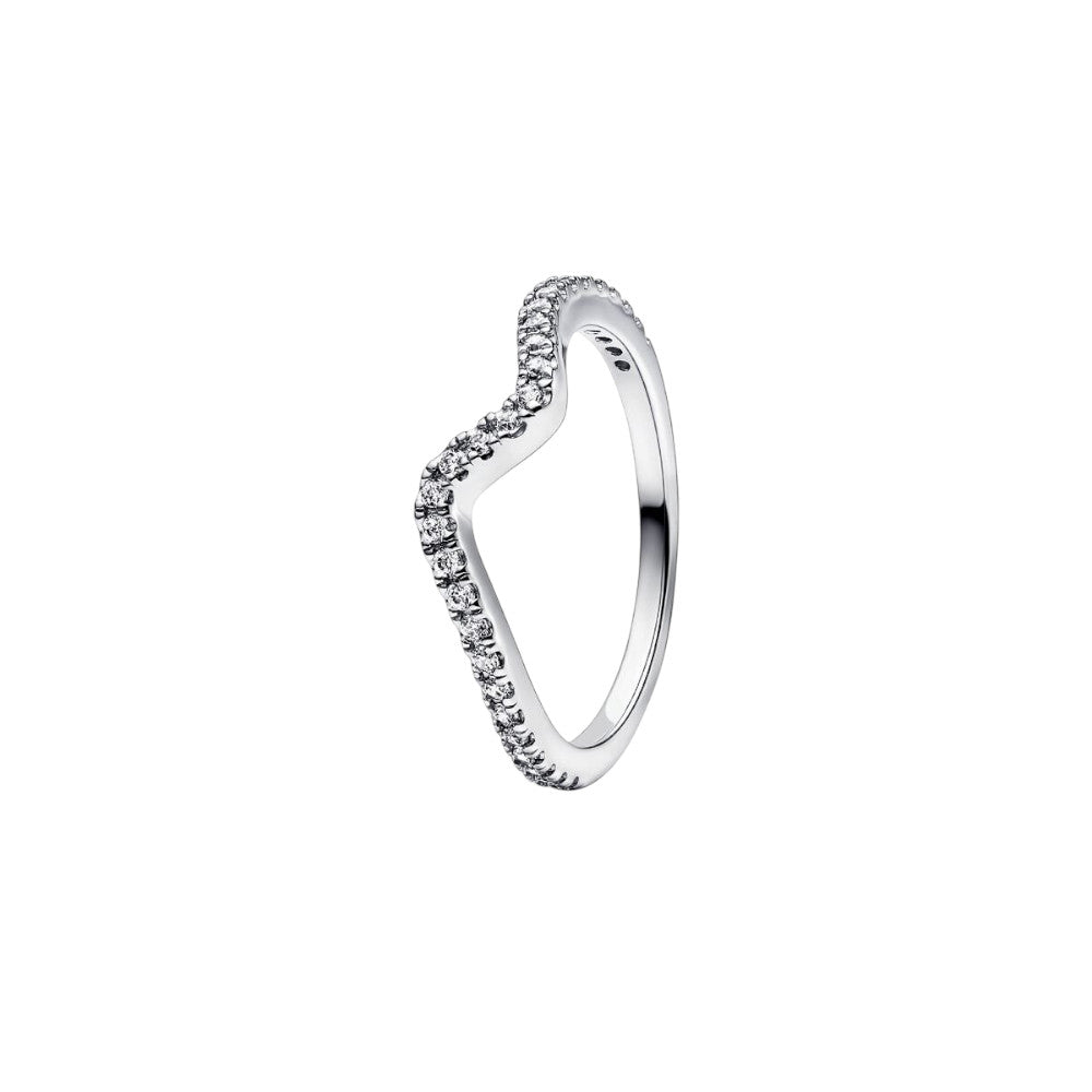 PANDORA Sparkling Wave Ring 192539C01