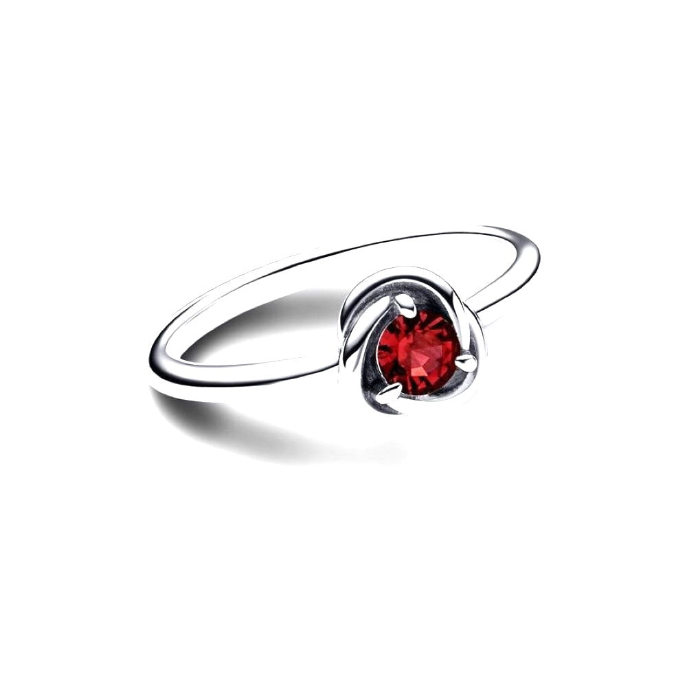 PANDORA July Birthstone Eternity Circle Ring 192993C07