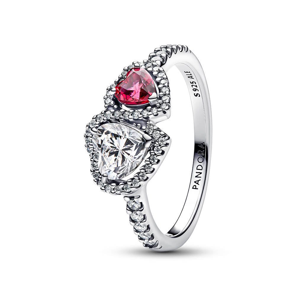 PANDORA Halo Hearts Ring 193662C01