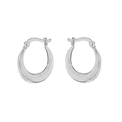 Sugar Sugar 17mm Plain Graduated Creole Earrings image 0