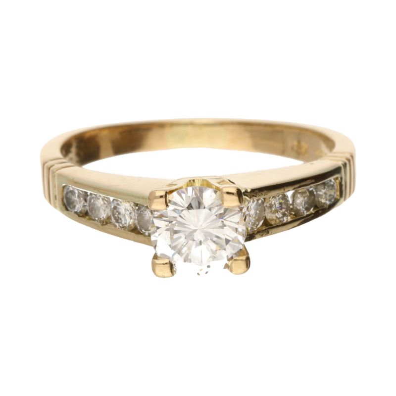 Pre-Owned 18ct Yellow Gold Diamond Solitaire