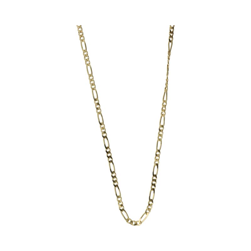 Pre-Owned 9ct Yellow Gold Figaro Chain 19inch