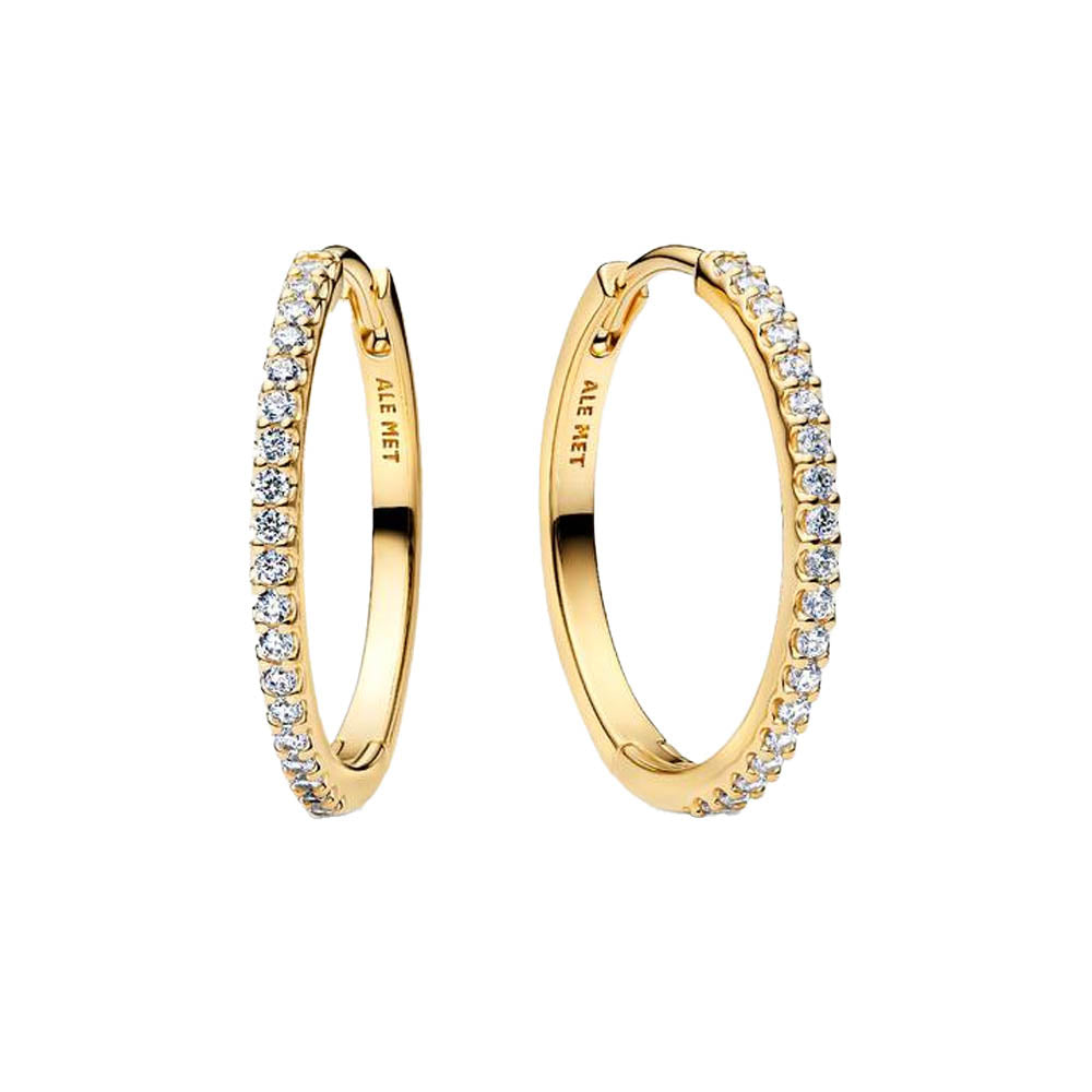 PANDORA Sparkling Hoop Earrings 264652C01
