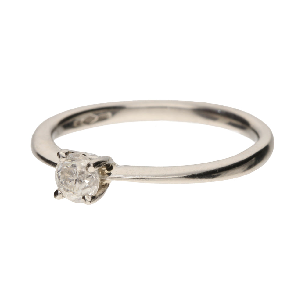 Pre-Owned Platinum 4 Claw Diamond Solitaire Ring
