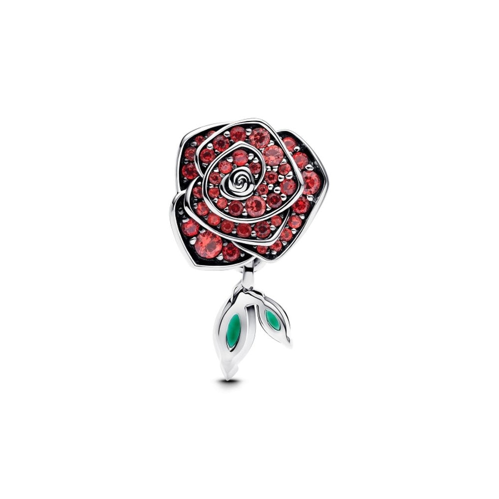 PANDORA Sparkling Rose in Bloom Charm 793201C02 image 1