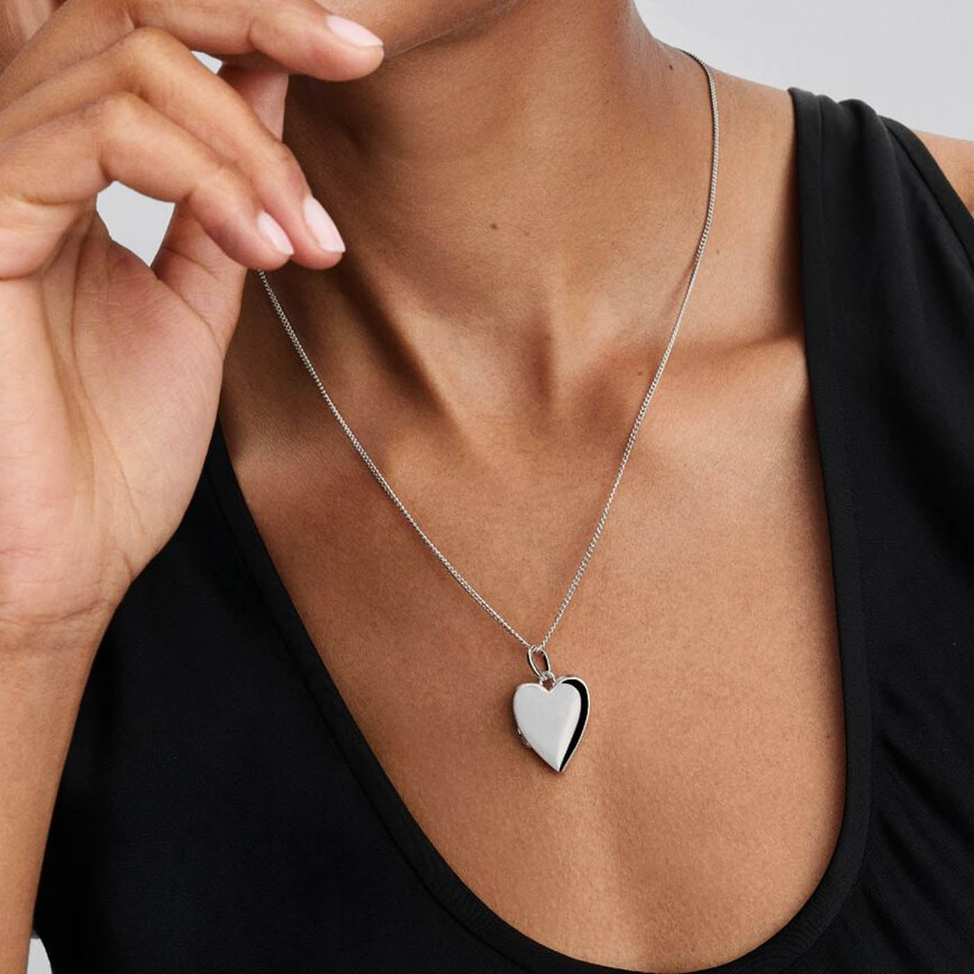 PANDORA Openable Heart Tag Pendant 394013C01