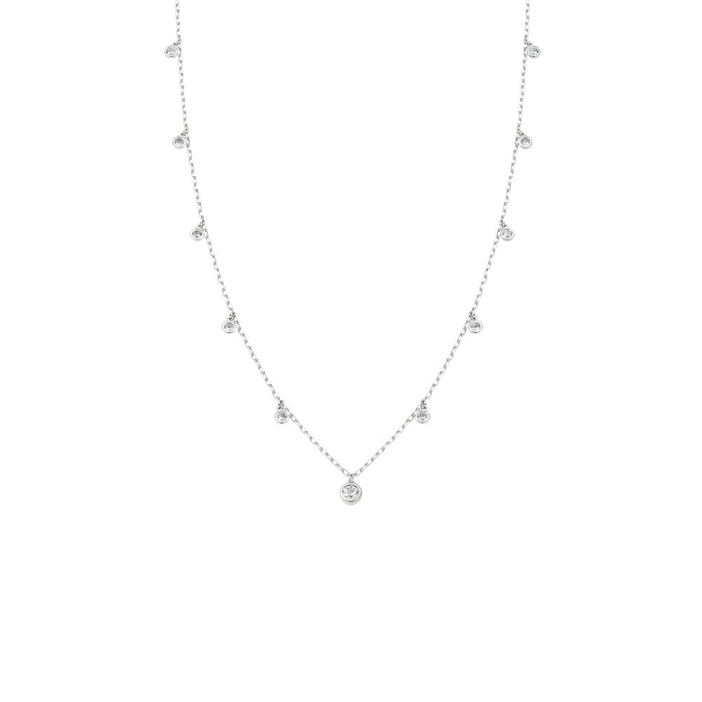 Clogau Celebration Sterling Silver Closer Fit Necklace with Topaz 3SCEL935