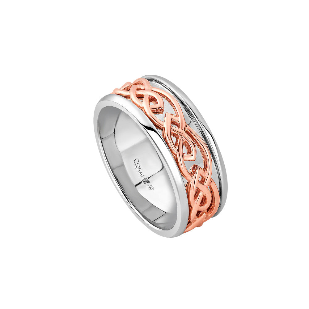 Clogau Royal Sterling Silver Annwyl Wide Channel Ring 3SELR017