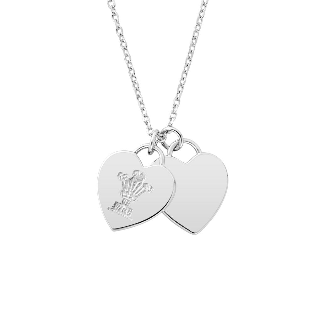 Clogau WRU Sterling Silver Welsh Heart Pendant 3SWRU0658