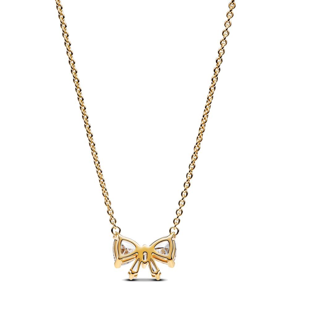 PANDORA Sparkling Bow Necklace 363508C01-45 image 1