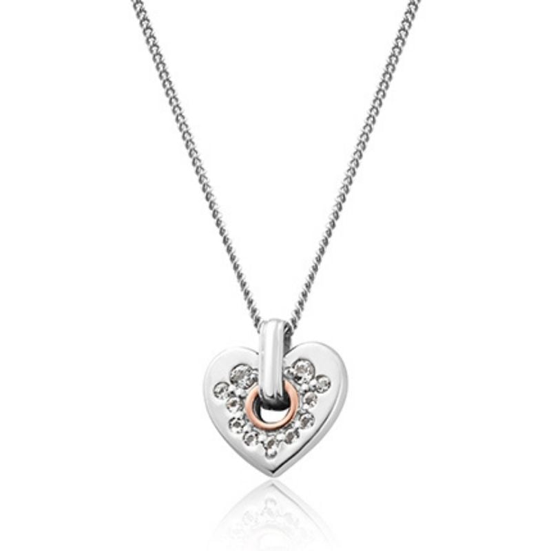 Clogau Cariad Sterling Silver Sparkle Pendant with Topaz 3SCRS0193 image 0