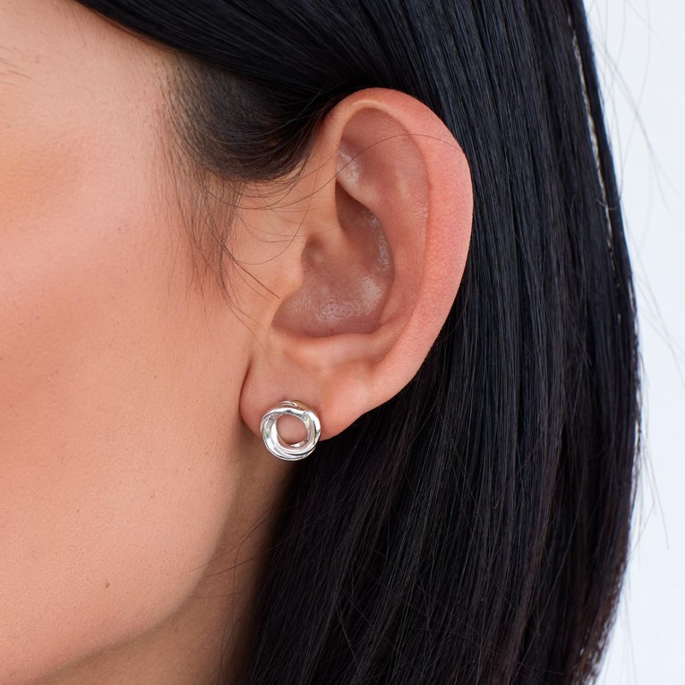 Kit Heath Bevel Trilogy Stud Earrings 4169RP