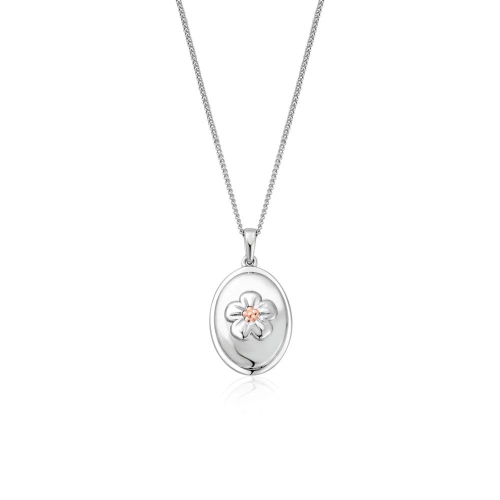 Clogau Nature's Wonder Sterling Silver Forget-Me-Not Pendant 3SFMN0619 image 0