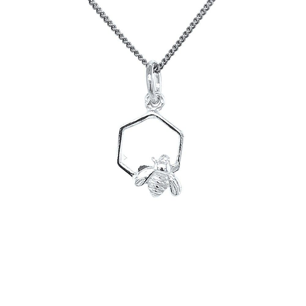 Sugar Sugar Honeycomb Bee Pendant image 0