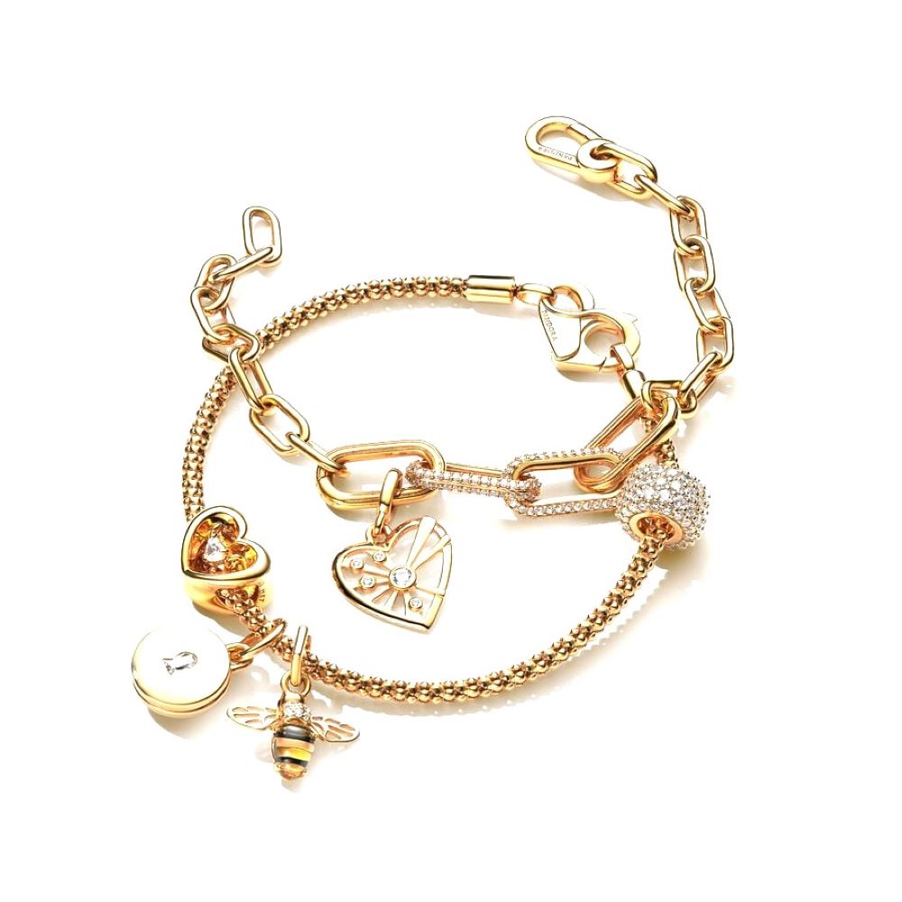 PANDORA Moments Studded Chain Bracelet 562731C00