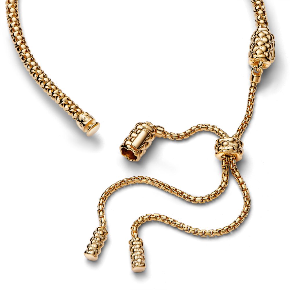 PANDORA Studded Chain Slider Bracelet 563090C00