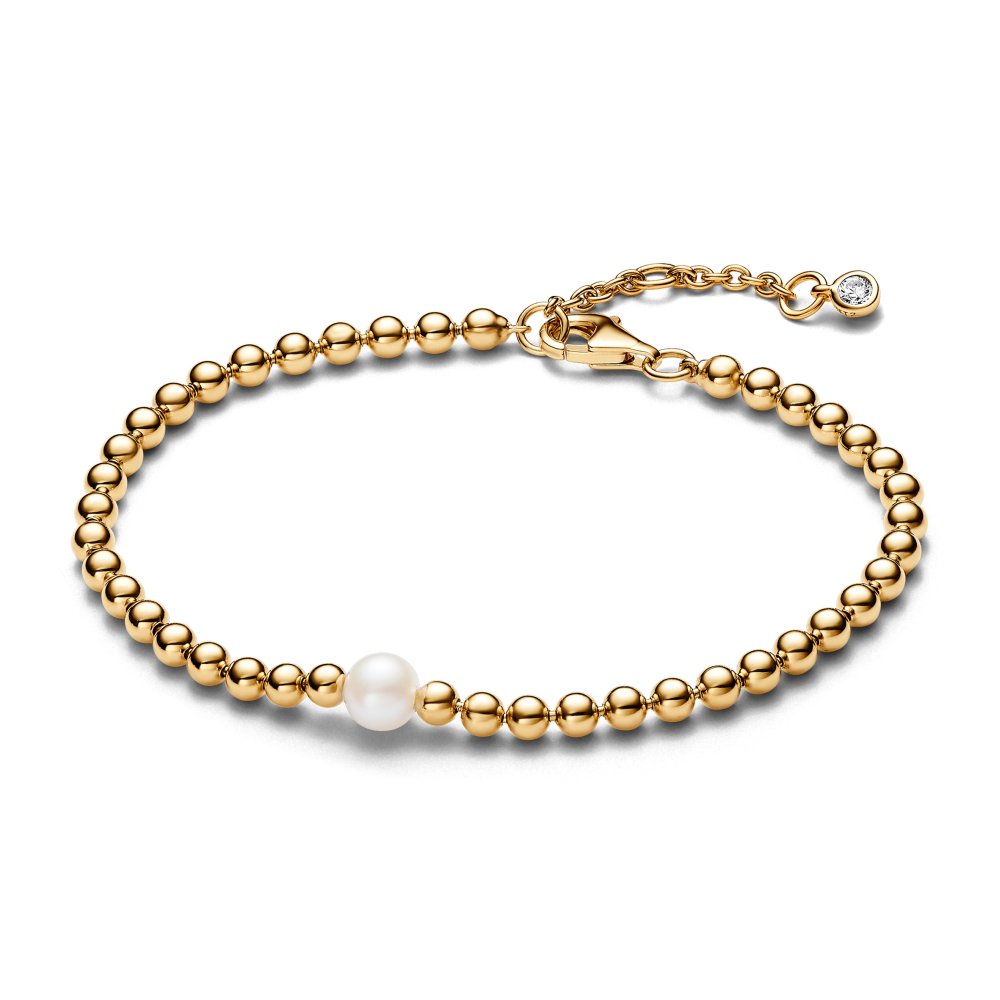 PANDORA Treated Freshwater Cultured Pearl & Beads Bracelet 563173C01