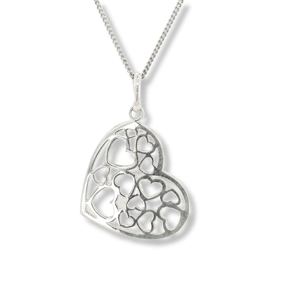 Sugar Sugar Multi Heart OpenWork Pendant image 0