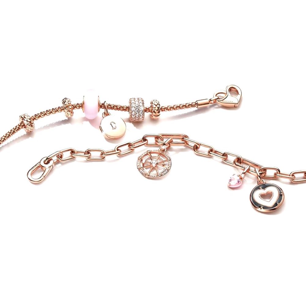 PANDORA Moments Studded Chain Bracelet 582731C00