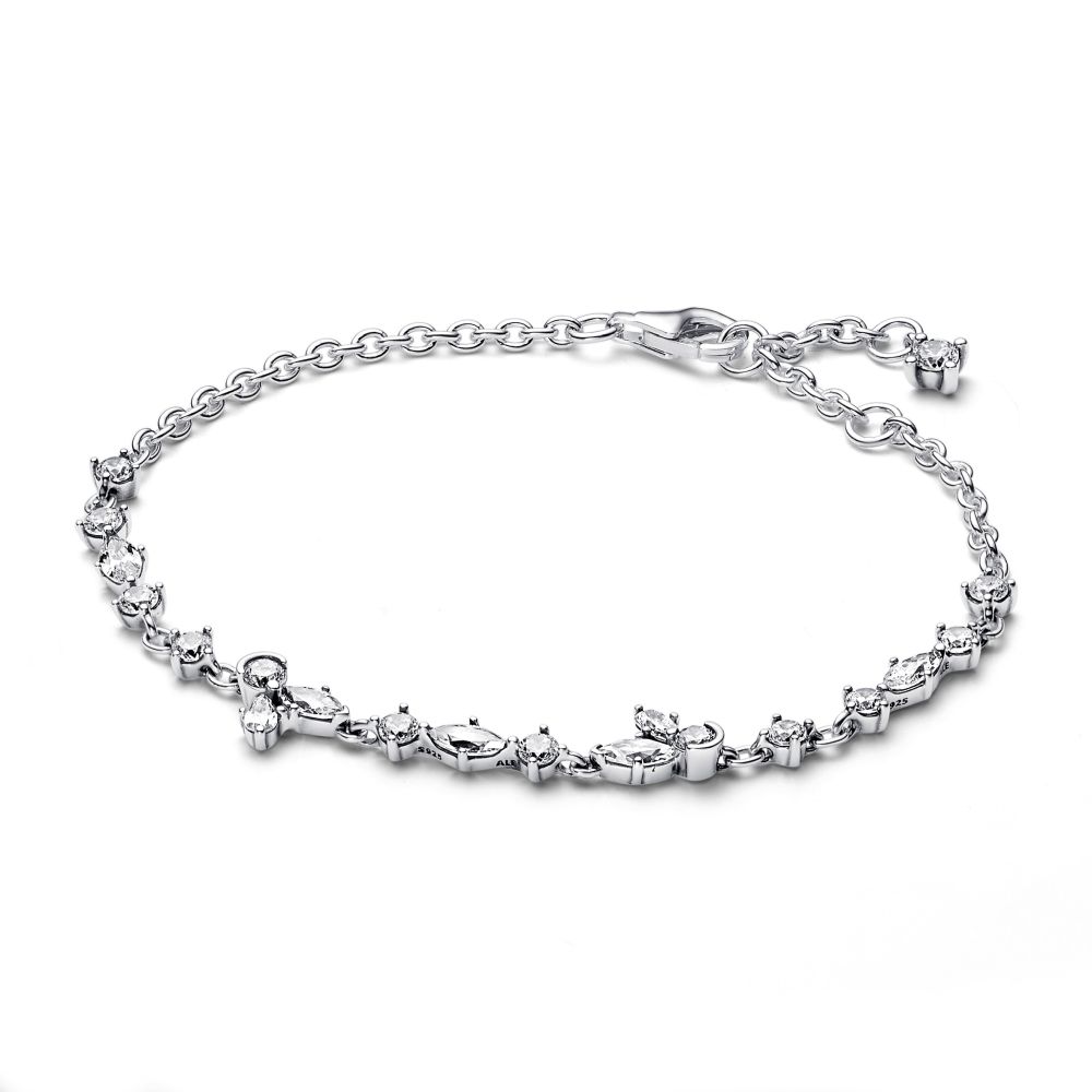 PANDORA Sparkling Herbarium Cluster Chain Bracelet 592631C01
