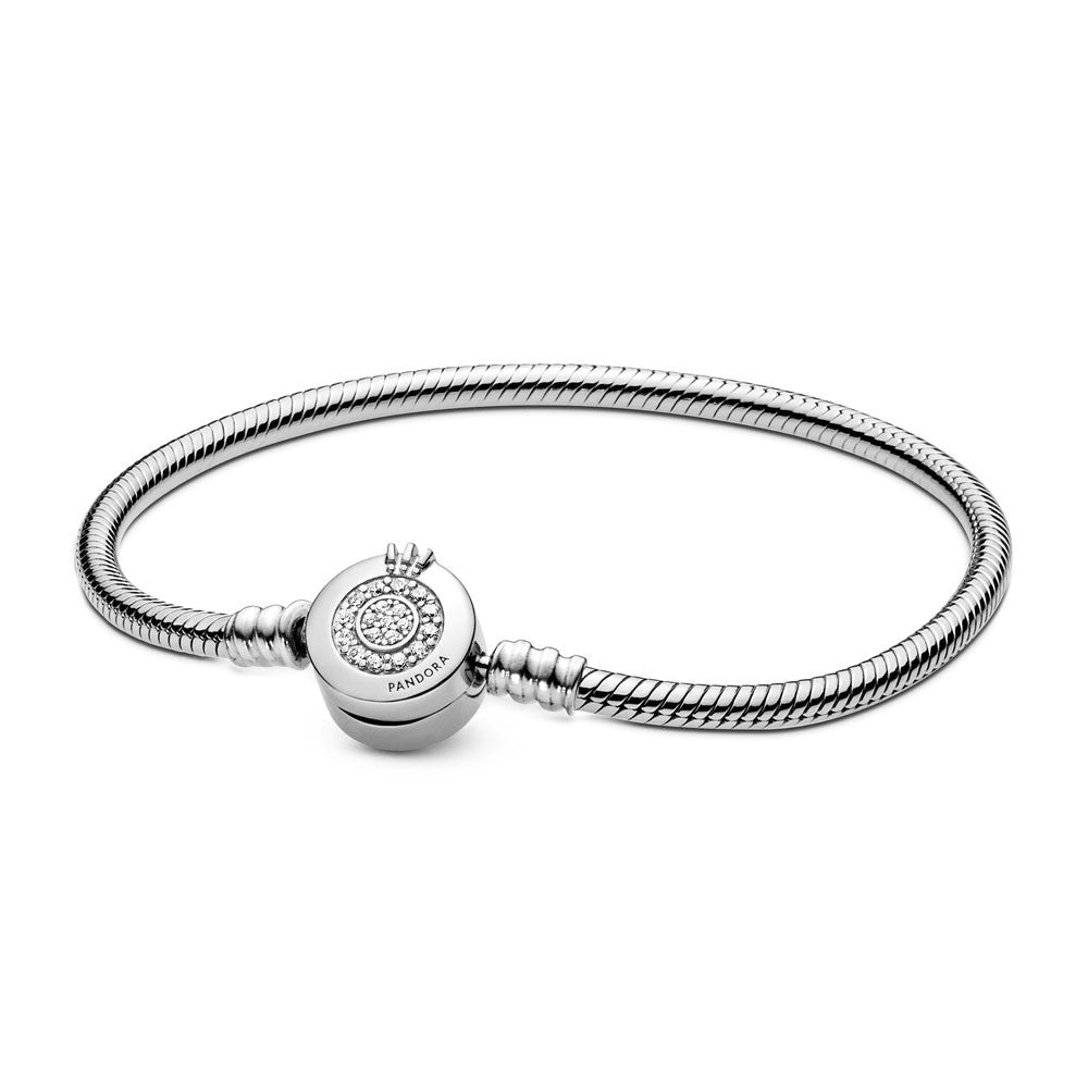 PANDORA Signature Snake Chain Bracelet 599046C01