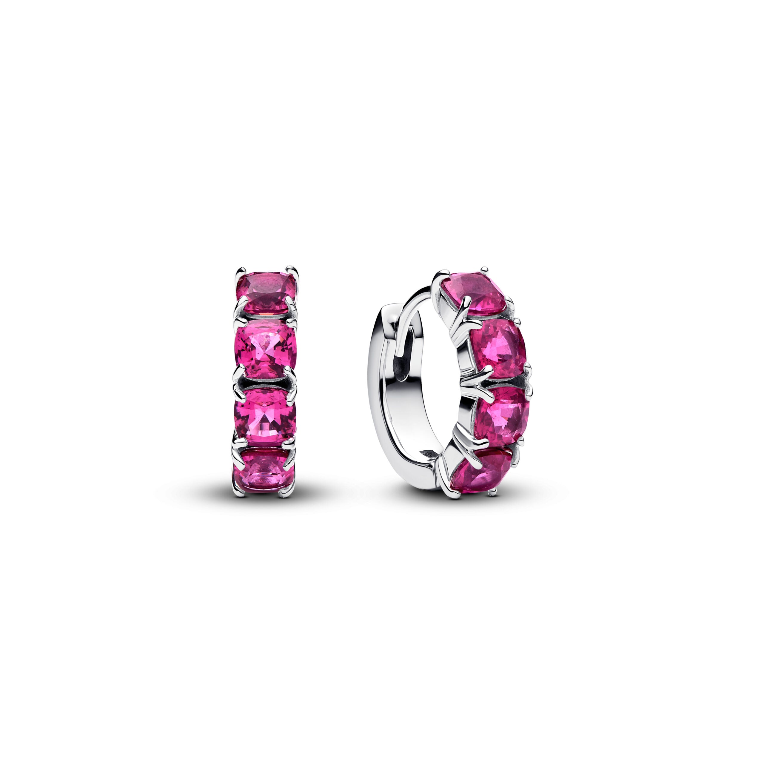 PANDORA Pink Hoop Earrings 293851C02 image 0