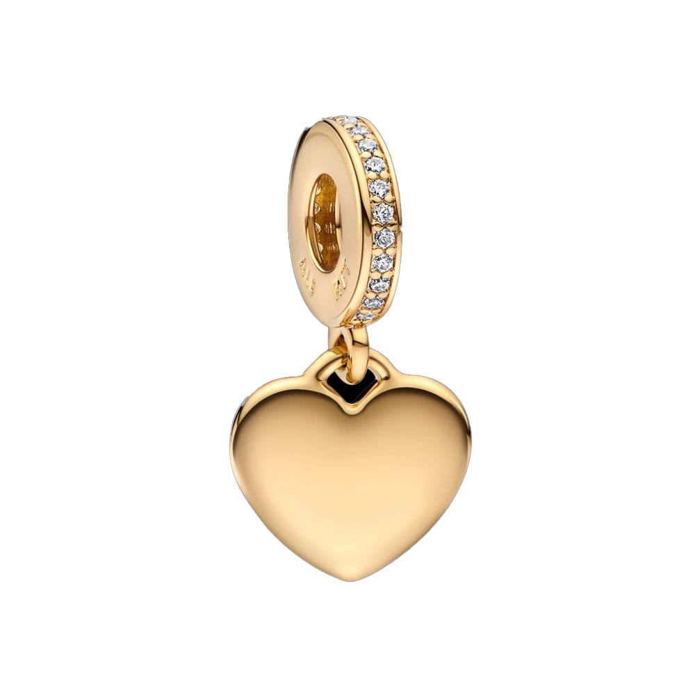 PANDORA Engravable Heart Tag Dangle Charm 768761C01 image 0