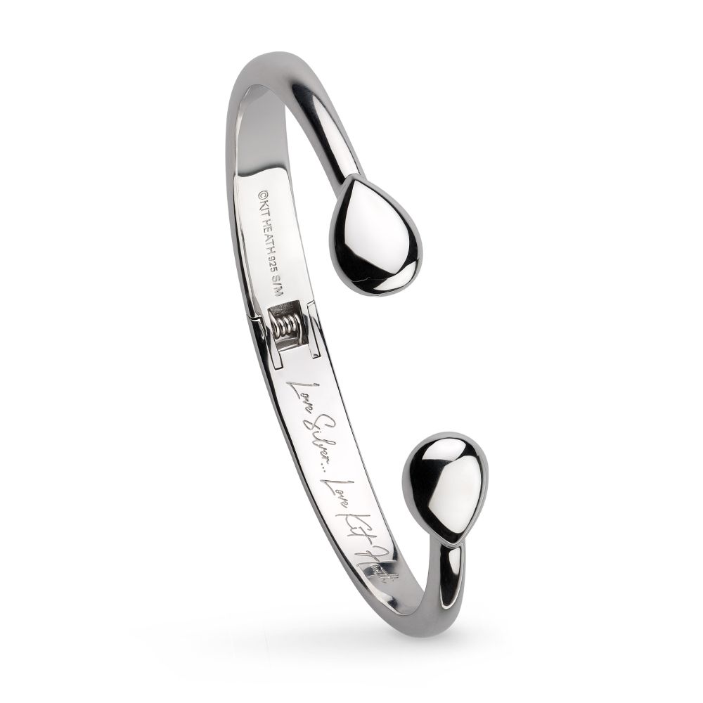 Kit Heath Coast Pebble Smooth Hinged Bangle 70152RPSM