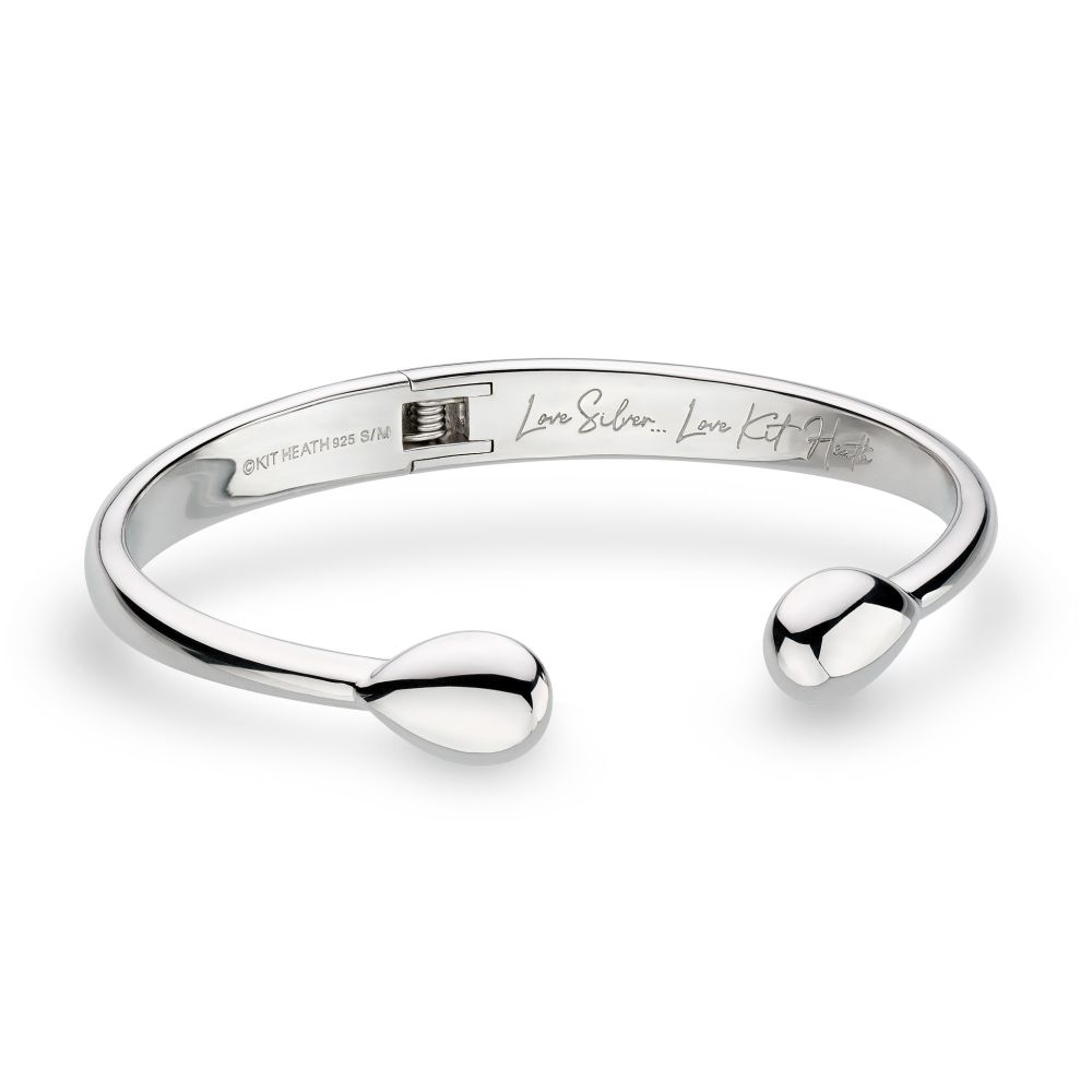 Kit Heath Coast Pebble Smooth Hinged Bangle 70152RPSM