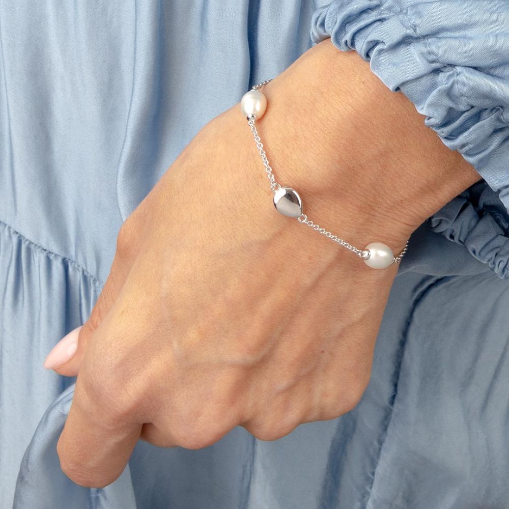 Kit Heath Coast Pebble Pearl 7.5" Bracelet 70183FP
