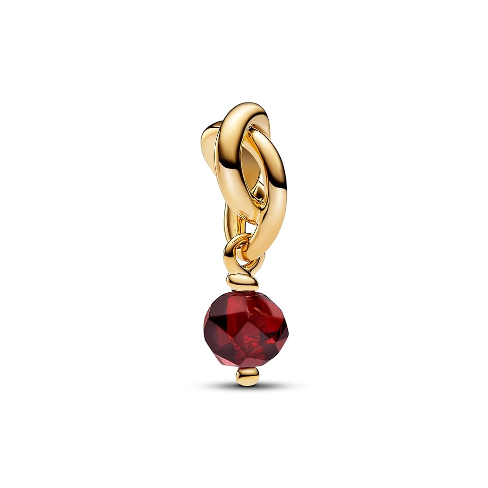 PANDORA January Eternity Circle Dangle Charm 763462C01