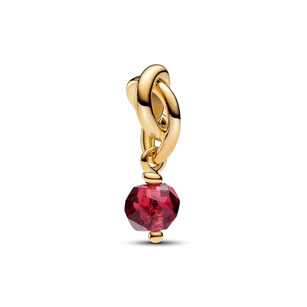 PANDORA July Eternity Circle Dangle Charm 763462C07