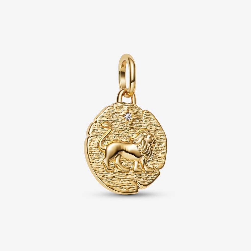 PANDORA Lion Medallion Charm 763974C01