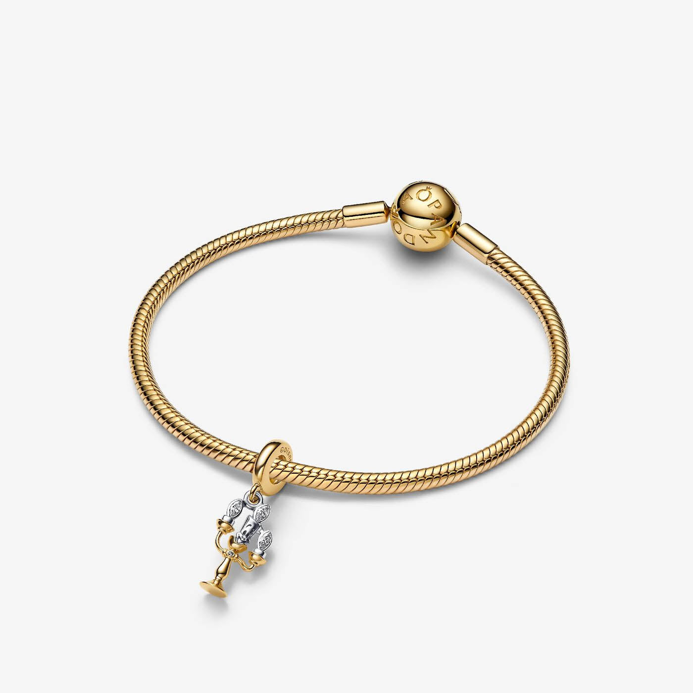 PANDORA Disney Beauty and the Beast Lumiere Dangle Charm 763985C01