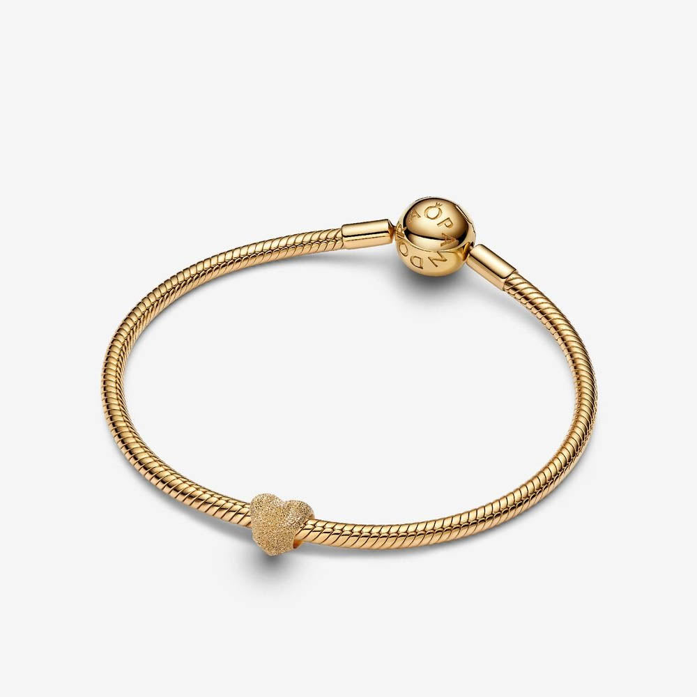 PANDORA Textured Heart Mini Charm 764000C00