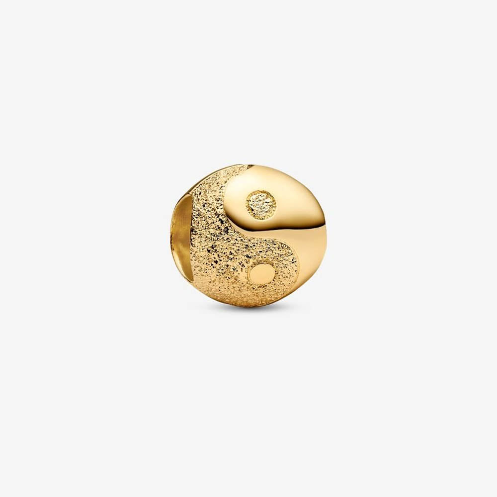 PANDORA Textured Yin and Yang Mini Charm 764045C00