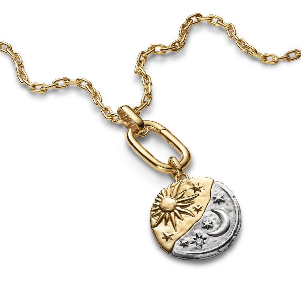 PANDORA Sun and Moon Medallion Charm 764806C01