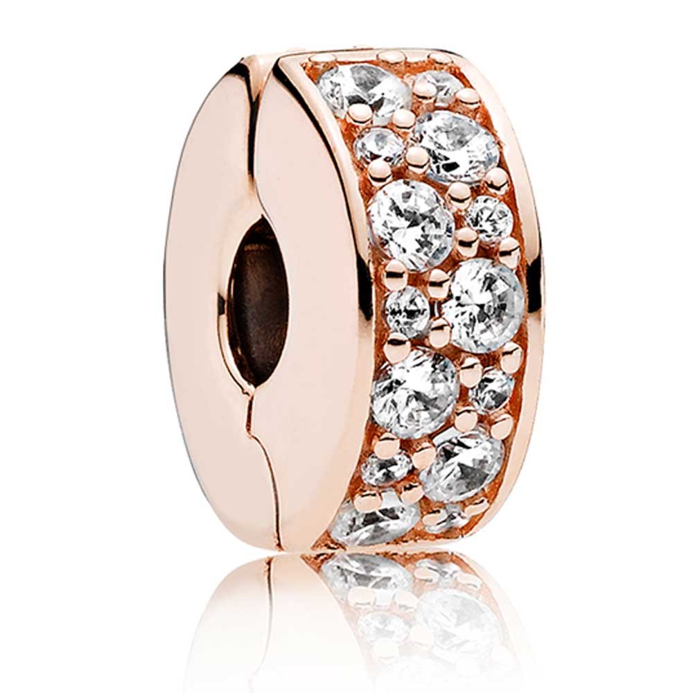 PANDORA Clear Pave Clip Charm 781817CZ