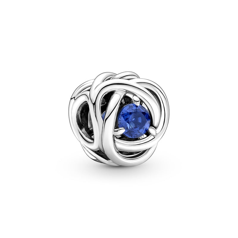PANDORA September Birthstone Eternity Circle Charm 790065C07