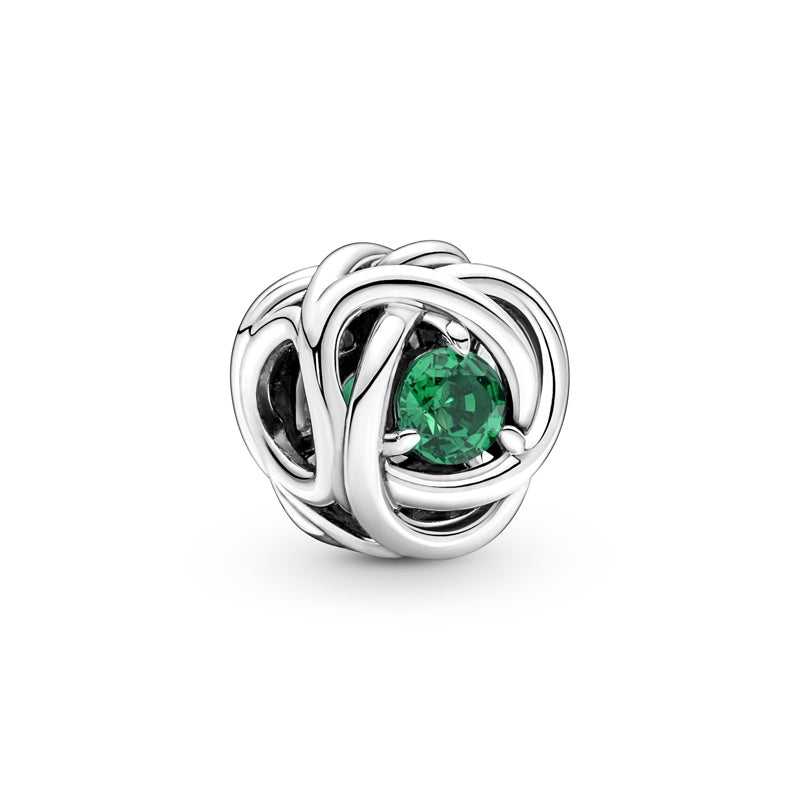 PANDORA May Birthstone Eternity Circle Charm 790065C08