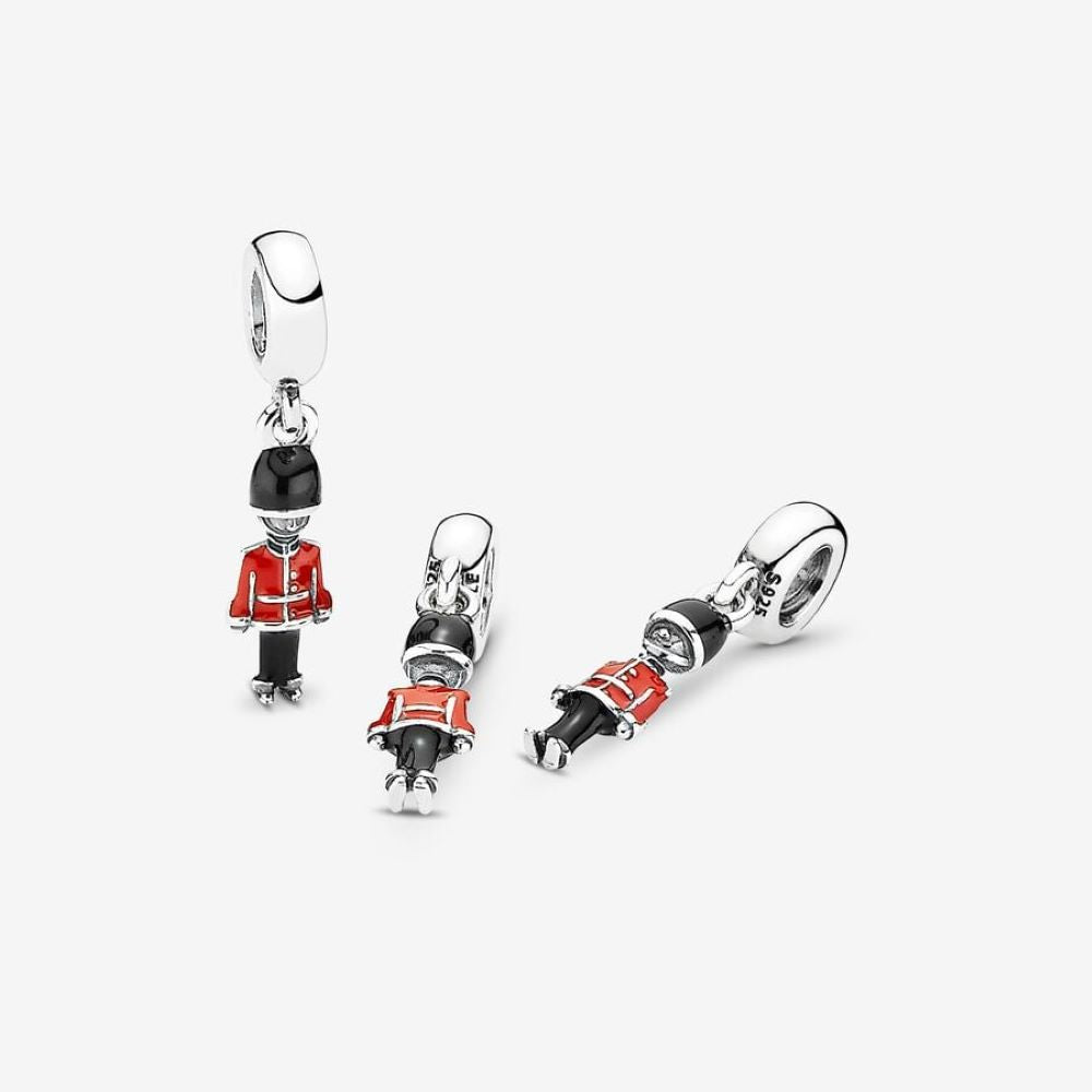 PANDORA British Royal Guard Dangle Charm 791513ENMX