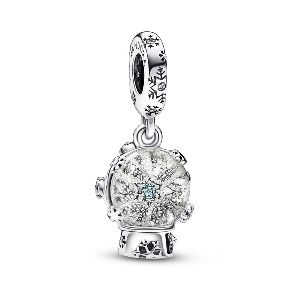 PANDORA Snowflake Snowglobe Dangle Charm 792369C01