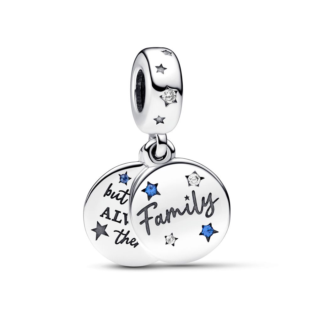 PANDORA Family Love Double Dangle Charm 792987C01