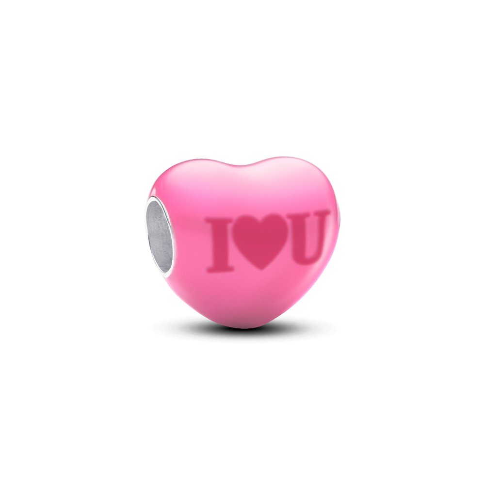 PANDORA Colour-changing Hidden Message Heart Charm 793087C01