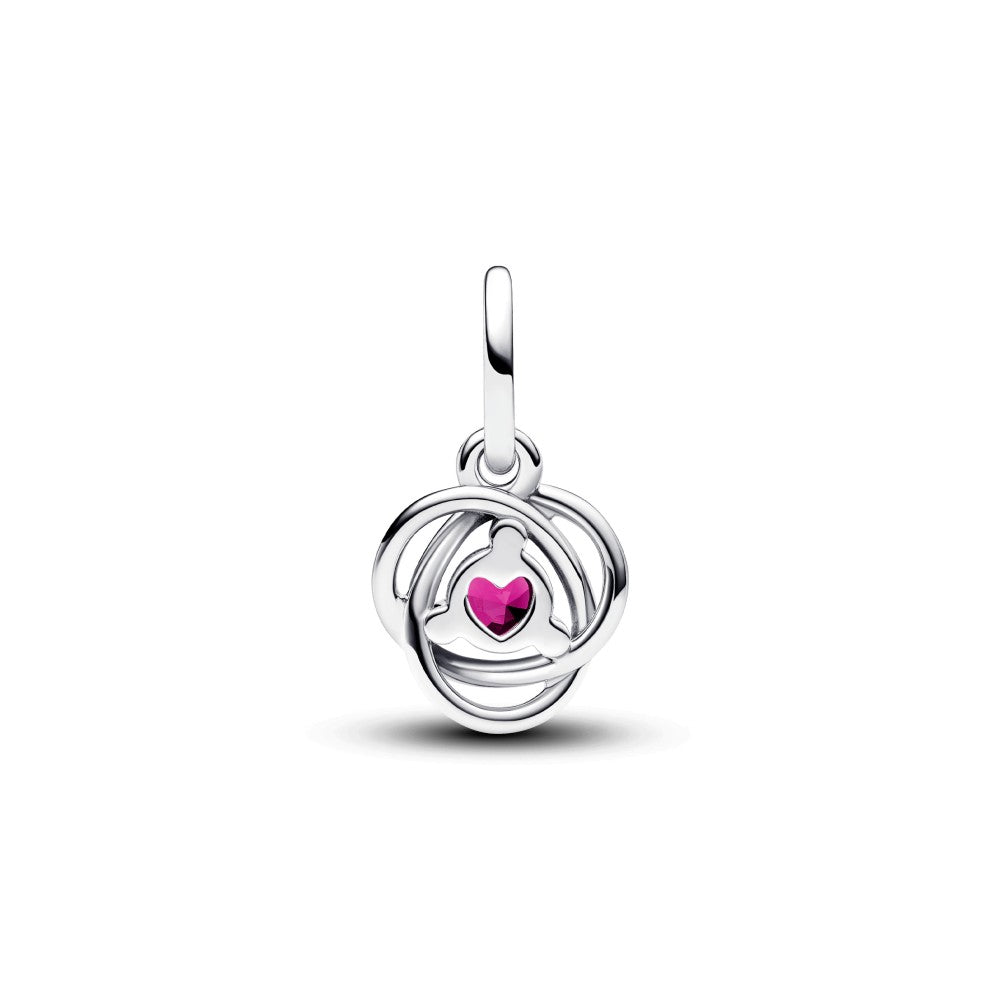 PANDORA October Birthstone Eternity Circle Dangle Charm 793125C10