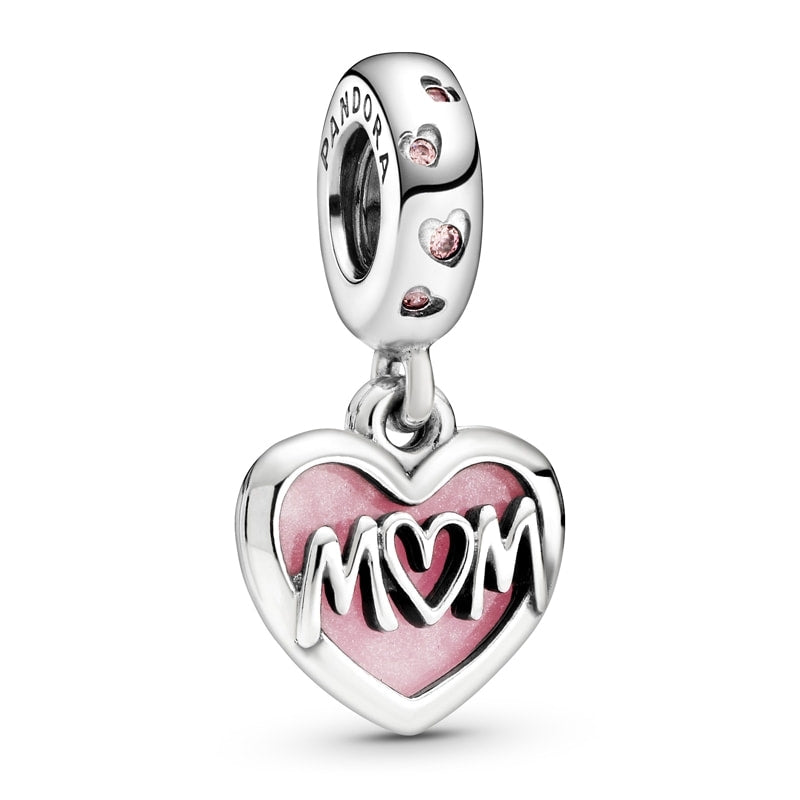 PANDORA Mum Script Heart Dangle Charm 798887C01